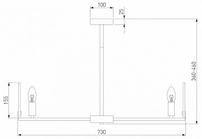 Люстра на штанге Eurosvet Marble 60158/7 латунь в Лабытнанги - labytnangi.mebel24.online | фото 2