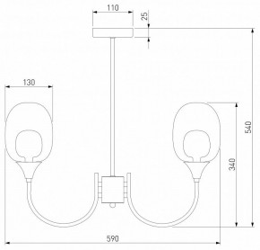 Люстра на штанге Eurosvet Spritz 70217/6 латунь в Лабытнанги - labytnangi.mebel24.online | фото 5