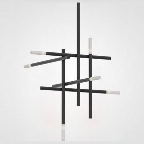 Люстра на штанге Imperiumloft Traverse Black TRAVERSE01 в Лабытнанги - labytnangi.mebel24.online | фото