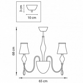 Люстра на штанге Lightstar Escica 806050 в Лабытнанги - labytnangi.mebel24.online | фото 6