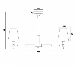 Люстра на штанге Maytoni Zaragoza H001CL-07BS в Лабытнанги - labytnangi.mebel24.online | фото 4