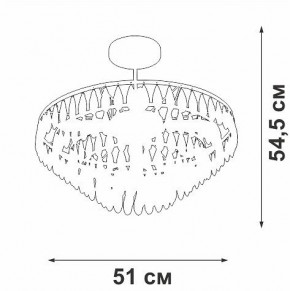 Люстра на штанге Vitaluce V5352 V5352-1/5PL в Лабытнанги - labytnangi.mebel24.online | фото