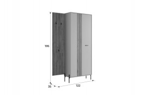 МЕБЕЛЬСОН К8 Прихожая в Лабытнанги - labytnangi.mebel24.online | фото 2