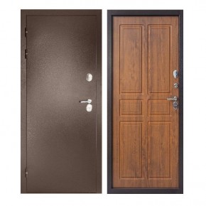 Металлическая дверь НОРД (Термодверь) 2050*880/ПРАВАЯ (Медный Антик/Золотистый дуб) в Лабытнанги - labytnangi.mebel24.online | фото