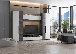 МОНИКА Гостиная (модульная) айрон рок в Лабытнанги - labytnangi.mebel24.online | фото 1