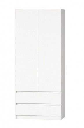 МС "Хилтон" Шкаф №3 900 (Белый текстурный) в Лабытнанги - labytnangi.mebel24.online | фото 2