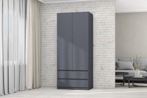 МС "Хилтон" Шкаф №3 900 (Графит) в Лабытнанги - labytnangi.mebel24.online | фото