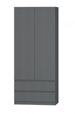 МС "Хилтон" Шкаф №3 900 (Графит) в Лабытнанги - labytnangi.mebel24.online | фото 2