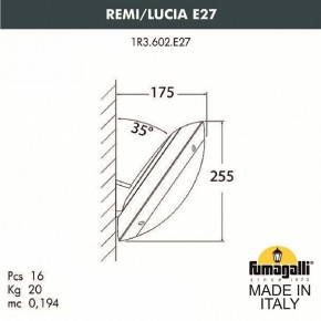 Накладной светильник Fumagalli Lucia 1R3.602.000.AYE27 в Лабытнанги - labytnangi.mebel24.online | фото 2