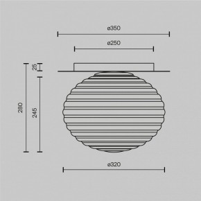 Накладной светильник Maytoni Reels MOD268CL-01B в Лабытнанги - labytnangi.mebel24.online | фото 3