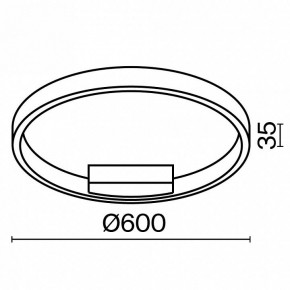 Накладной светильник Maytoni Rim MOD058CL-L35WK в Лабытнанги - labytnangi.mebel24.online | фото 4