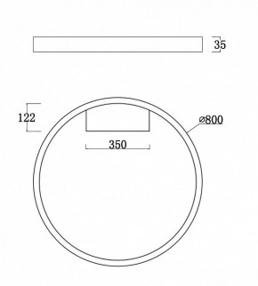 Накладной светильник Maytoni Rim MOD058CL-L50B4K в Лабытнанги - labytnangi.mebel24.online | фото 4