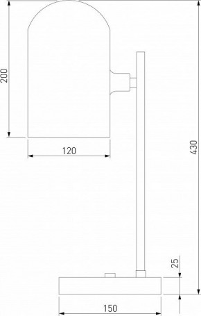 Настольная лампа декоративная Eurosvet Bambola 01164/1 латунь в Лабытнанги - labytnangi.mebel24.online | фото 2