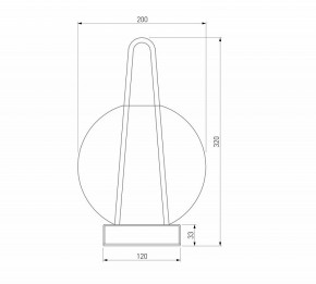 Настольная лампа декоративная Eurosvet Frasco 80507/1 черный в Лабытнанги - labytnangi.mebel24.online | фото 3