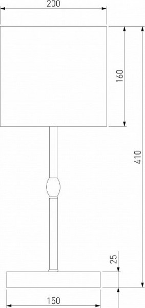 Настольная лампа декоративная Eurosvet Notturno 01162/1 черный в Лабытнанги - labytnangi.mebel24.online | фото 4