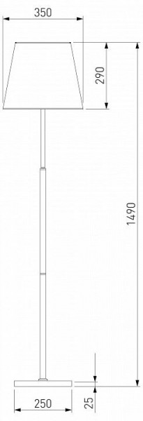 Настольная лампа декоративная Eurosvet Ozark 01156/1 латунь в Лабытнанги - labytnangi.mebel24.online | фото 2