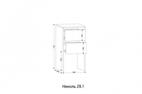 НИКОЛЬ 25 Шкаф 5-ти створчатый в Лабытнанги - labytnangi.mebel24.online | фото 7