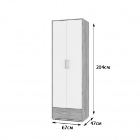 ОЛИВИЯ Детская (модульная) дуб серый/белый в Лабытнанги - labytnangi.mebel24.online | фото 17