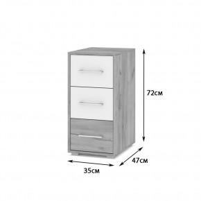 ОЛИВИЯ Детская (модульная) дуб серый/белый в Лабытнанги - labytnangi.mebel24.online | фото 5