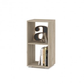 ОЛИВИЯ О52 Стеллаж (дуб крафт серый) в Лабытнанги - labytnangi.mebel24.online | фото