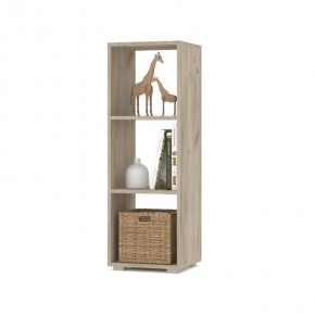 ОЛИВИЯ О53 Стеллаж (дуб крафт серый) в Лабытнанги - labytnangi.mebel24.online | фото