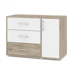 ОЛИВИЯ О63 Комод (дуб серый/белый) в Лабытнанги - labytnangi.mebel24.online | фото