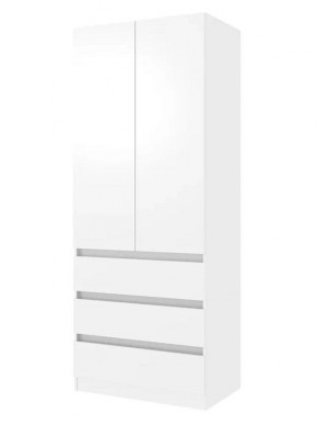 ПАРУС Шкаф 2-х ств. 800 (белый) в Лабытнанги - labytnangi.mebel24.online | фото