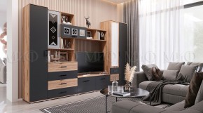 Пенал Белла (Сандал, Графит/Дуб крафт) в Лабытнанги - labytnangi.mebel24.online | фото 5