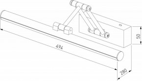 Подсветка для картины Elektrostandard Monza a064138 в Лабытнанги - labytnangi.mebel24.online | фото 4
