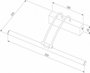 Подсветка для зеркала Elektrostandard Simple a063698 в Лабытнанги - labytnangi.mebel24.online | фото 3