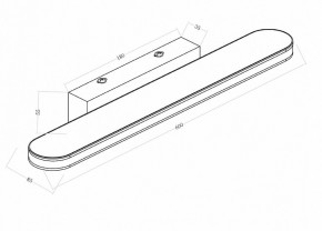 Подсветка для зеркала Maytoni Epic MIR009WL-L12CH4K в Лабытнанги - labytnangi.mebel24.online | фото 3