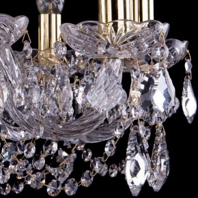 Подвесная люстра Bohemia Ivele Crystal 1402 1402/10/240/G/Leafs в Лабытнанги - labytnangi.mebel24.online | фото 3