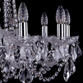 Подвесная люстра Bohemia Ivele Crystal 1402 1402/10/240/Ni/Leafs в Лабытнанги - labytnangi.mebel24.online | фото 2