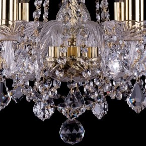 Подвесная люстра Bohemia Ivele Crystal 1402 1402/6/160/G/Leafs в Лабытнанги - labytnangi.mebel24.online | фото 3