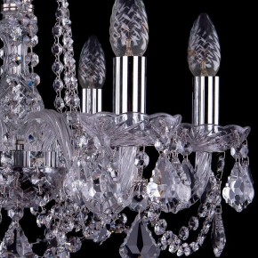 Подвесная люстра Bohemia Ivele Crystal 1402 1402/6/160/Ni/Leafs в Лабытнанги - labytnangi.mebel24.online | фото 2