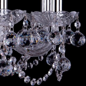 Подвесная люстра Bohemia Ivele Crystal 1402 1402/8/195/Ni/Balls в Лабытнанги - labytnangi.mebel24.online | фото 3