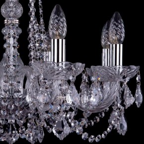 Подвесная люстра Bohemia Ivele Crystal 1402 1402/8/195/Ni/Leafs в Лабытнанги - labytnangi.mebel24.online | фото 2
