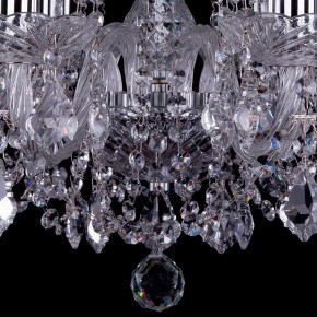 Подвесная люстра Bohemia Ivele Crystal 1402 1402/8/195/Ni/Leafs в Лабытнанги - labytnangi.mebel24.online | фото 3