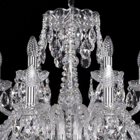 Подвесная люстра Bohemia Ivele Crystal 1411 1411/12+6/300/Ni в Лабытнанги - labytnangi.mebel24.online | фото 4