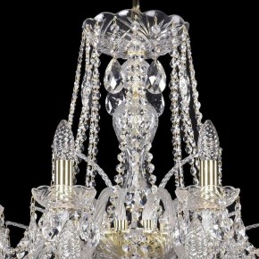Подвесная люстра Bohemia Ivele Crystal 1411 1411/16+8/360/2d/G в Лабытнанги - labytnangi.mebel24.online | фото 4