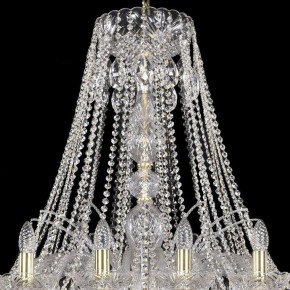 Подвесная люстра Bohemia Ivele Crystal 1411 1411/24/460/G в Лабытнанги - labytnangi.mebel24.online | фото 4