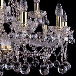 Подвесная люстра Bohemia Ivele Crystal 1413 1413/10+5/300/G/Balls в Лабытнанги - labytnangi.mebel24.online | фото 3