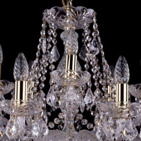 Подвесная люстра Bohemia Ivele Crystal 1413 1413/10+5/300/G/Leafs в Лабытнанги - labytnangi.mebel24.online | фото 4