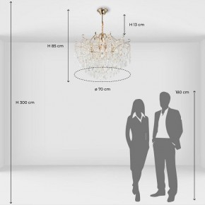 Подвесная люстра De City Бриз 38 111016006 в Лабытнанги - labytnangi.mebel24.online | фото 8