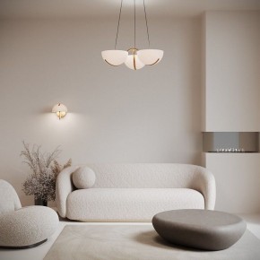 Подвесная люстра Eurosvet Emisfero 50083/3 LED золото в Лабытнанги - labytnangi.mebel24.online | фото 4