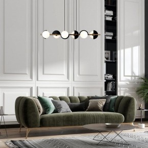 Подвесная люстра Eurosvet Moity 70149/6 черный/латунь в Лабытнанги - labytnangi.mebel24.online | фото 4
