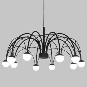 Подвесная люстра Eurosvet Ragno 90034/10 LED черный в Лабытнанги - labytnangi.mebel24.online | фото