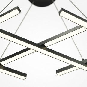 Подвесная люстра Maytoni Halo MOD244PL-L50BK в Лабытнанги - labytnangi.mebel24.online | фото 3