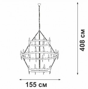 Подвесная люстра Vitaluce V1872 V1872-7/16+8+8 в Лабытнанги - labytnangi.mebel24.online | фото 3