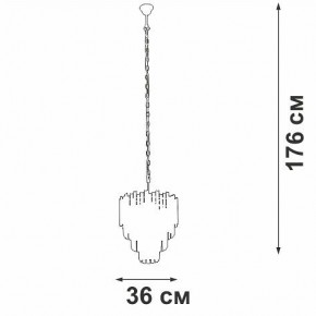 Подвесная люстра Vitaluce V58471 V58471-8/5 в Лабытнанги - labytnangi.mebel24.online | фото 5